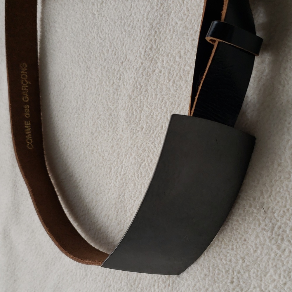 Comme des Garcons Unisex Belt Black L39xW1